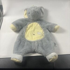 Douglas Baby Plush Gray Elephant Sshlumpie Lovey Security Blanket Cuddle Toys